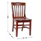 Emma and Oliver School House Back Wooden Restaurant Dining Chair